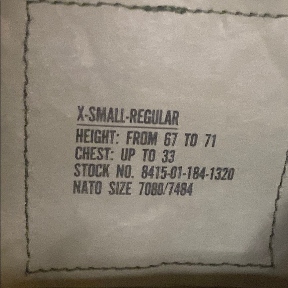 US military hot weather coat woodland Camouflage Men's Jacket size XS regular - Picture 2 of 6